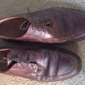 ECCO men’s brown leather dress shoes sz 45